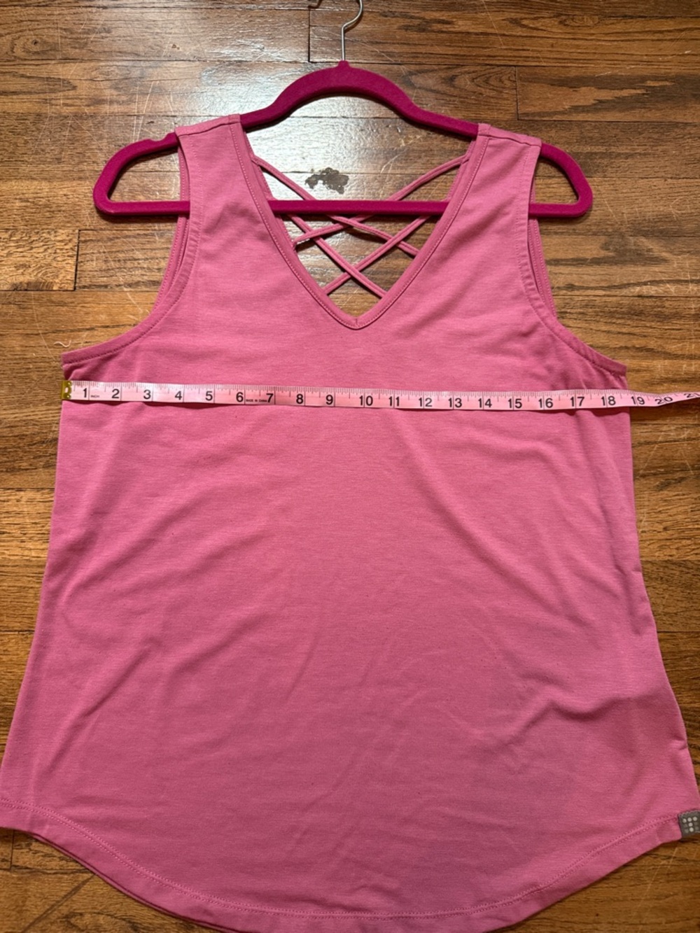 Title Nine Mauve Crisscross Back Tank - Picture 8 of 9
